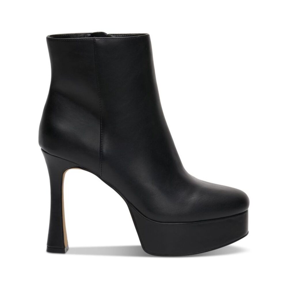 INC Womens Black 1-1/2" Platform Comfort Alize Round Toe Stiletto Booties 10 M - Picture 2 of 4